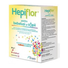 Hepiflor probiotic pentru bebelusi si copii, 10 plicuri, Terapia (FILEminimizer)